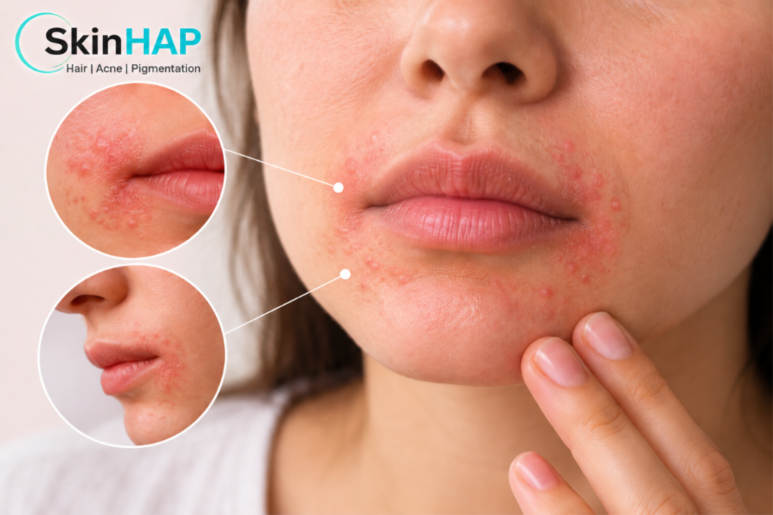 Red Rash Around the Mouth: Causes, Symptoms & Treatment of Perioral Dermatitis